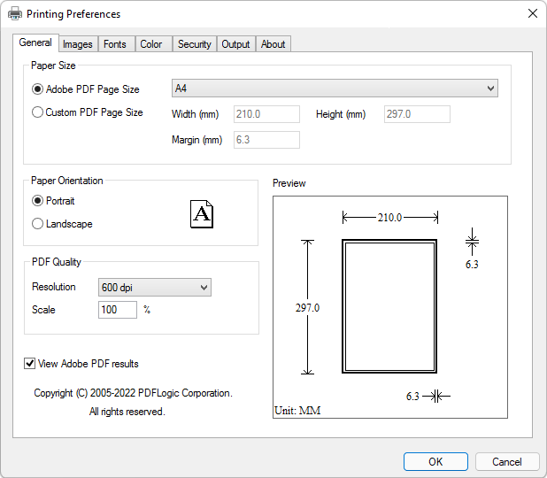 PDF Creator for Windows 11 screenshot